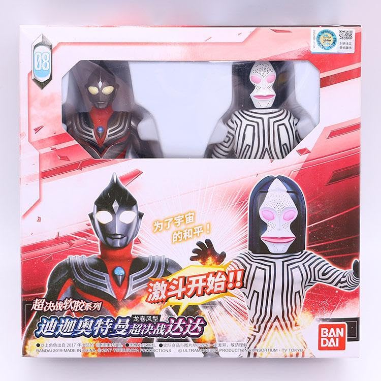 Amazon.co.jp: 中国限定 超決戦シリーズ ティガトルネード ダダ ソフビ